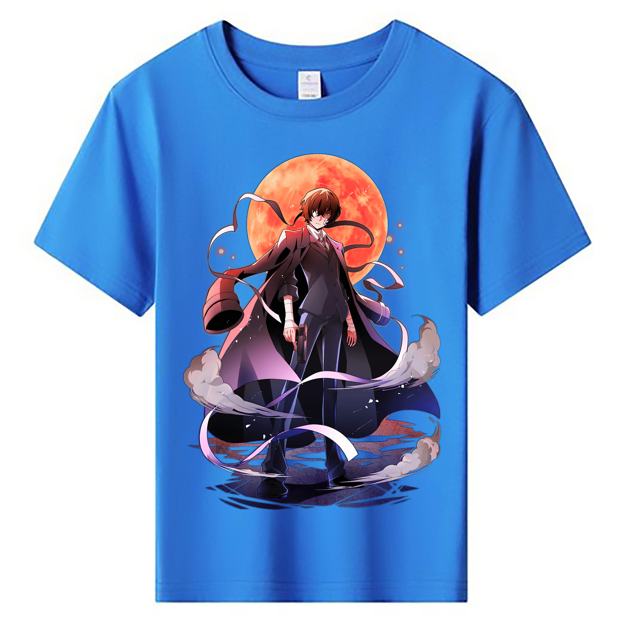 （画像用） 文豪ストレイドッグス Bungo Stray Dogs 綿100％キッズTシャツ（フロントプリント）